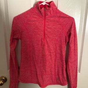 ON Pink Quarter Zip Up w Thumbholes